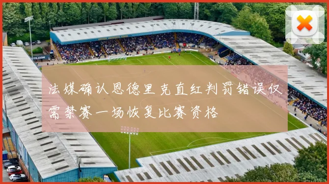 法媒确认恩德里克直红判罚错误仅需禁赛一场恢复比赛资格